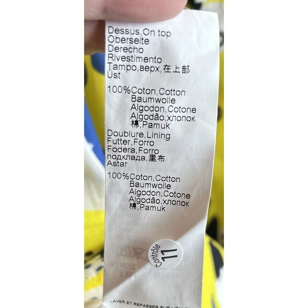 Catimini‎ NWOT Sundress Toddler Girl Lined Yellow Fun Cockatoo Spring 2t Cotton